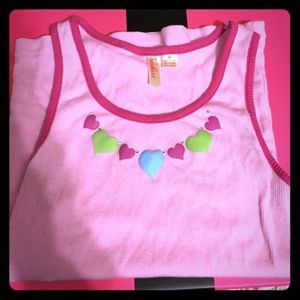 Pink detailed night time wife beater